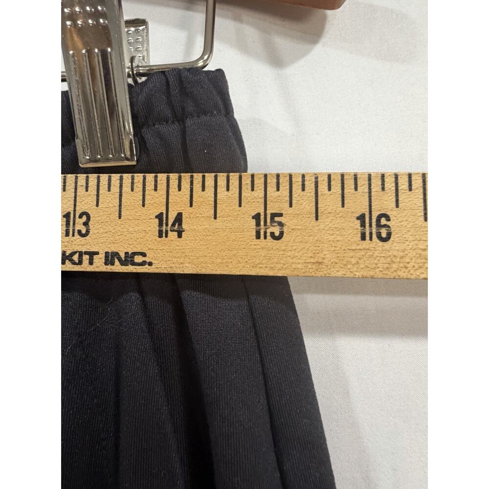 Vuori Courtside Track Pants Womens Medium Black Wide Leg Elastic Waist Pockets - Picture 4 of 7